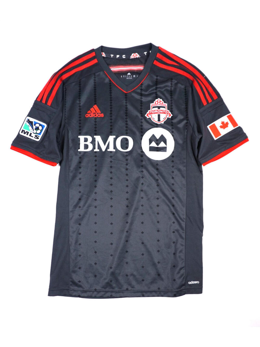 Adidas Toronto FC Jersey Womens Medium 2014 2015 Away Gray MLS Soccer Authentic